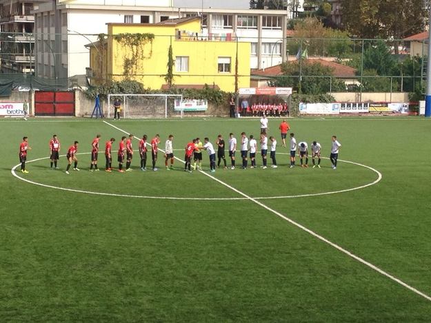 Colleferro ed Accademia schierate a metà campo ©Gazzetta Regionale