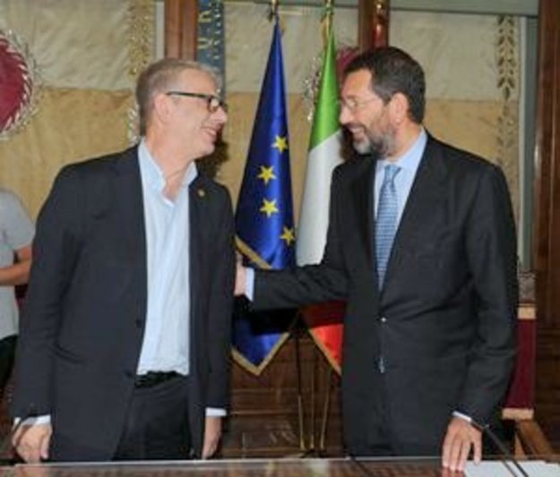 Giacomo Milillo e il sindaco Marino