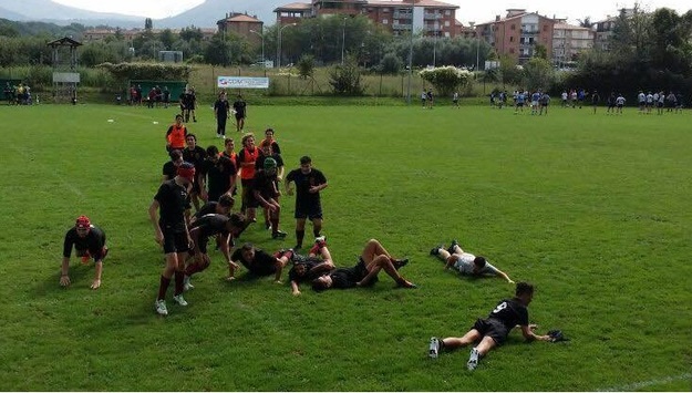 La festa dei giovani frascatani dopo la vittoria di Viterbo