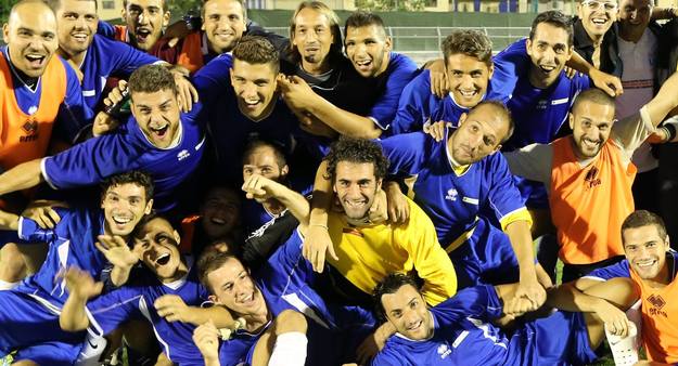 Festa all'esordio per il Lazio ©Lega Nazionale Dilettanti
