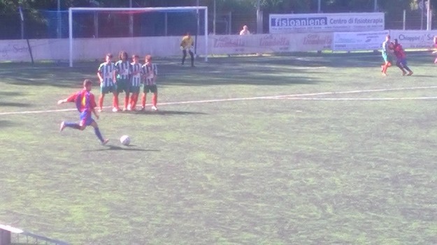 Bellardini, ha segnato su punizione