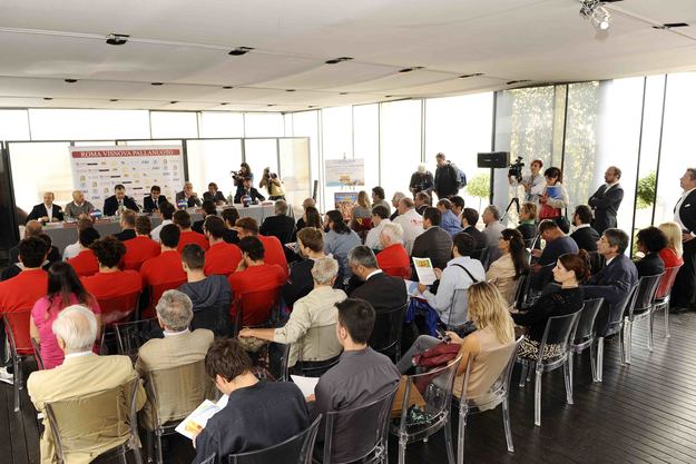 Una fase della presentazione