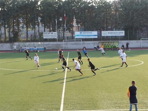 Un'azione del match ©Gazzetta Regionale