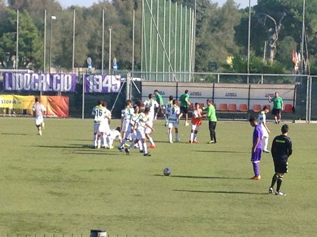 L'esultanza del DLF dopo il momentaneo 1-2 © Gazzetta Regionale