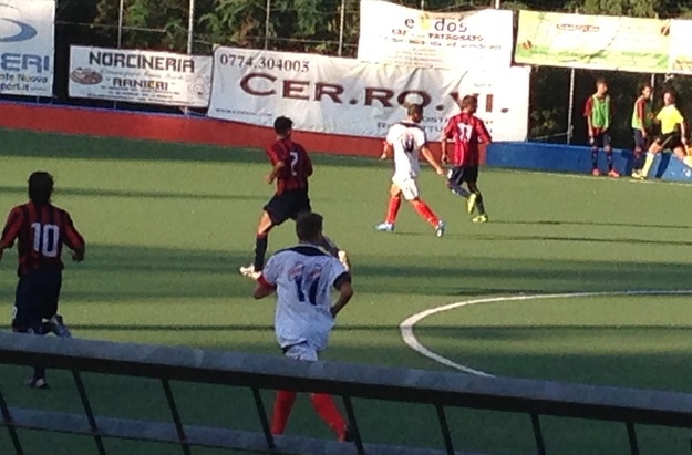 Uno scatto dal match