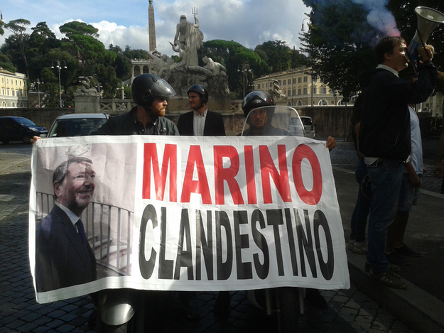 La protesta foto©GazzettaRegionale