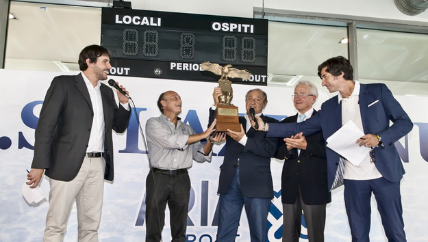 Un momento della premiazione