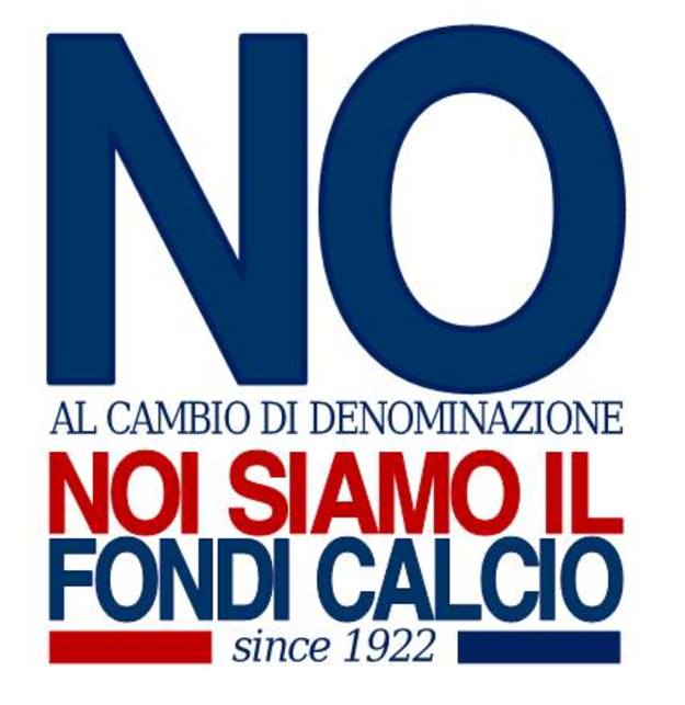 Il messaggio dei tifosi del Fondi