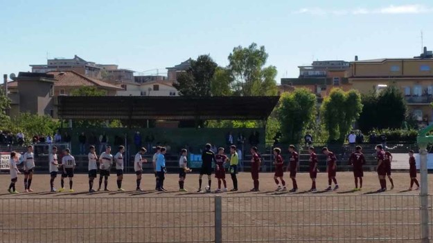 L'entrata in campo delle due squadre foto©GazzettaRegionale