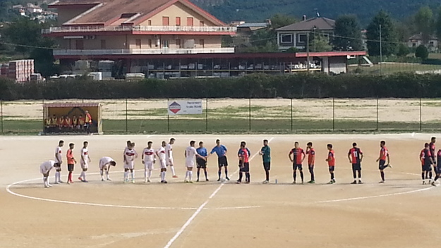 Squadre schierate ad inizio gara