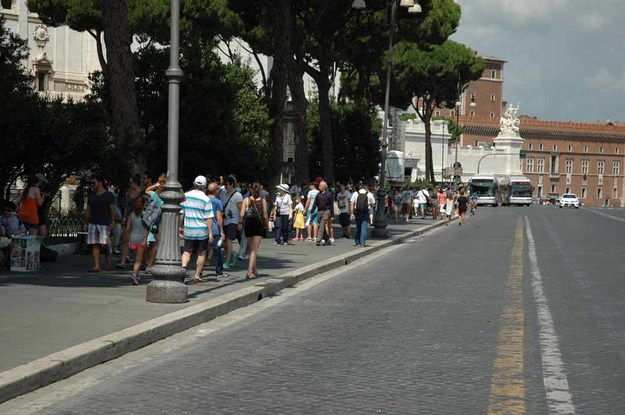 Turisti a Roma foto©GazzettaRegionale
