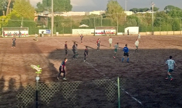 Uno scatto dal match