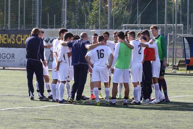 La Perconti intorno a Cardone nel pre gara © photosportroma.it