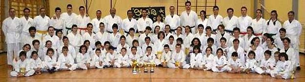 Il gruppo Karate della Fortitudo Monteporzio