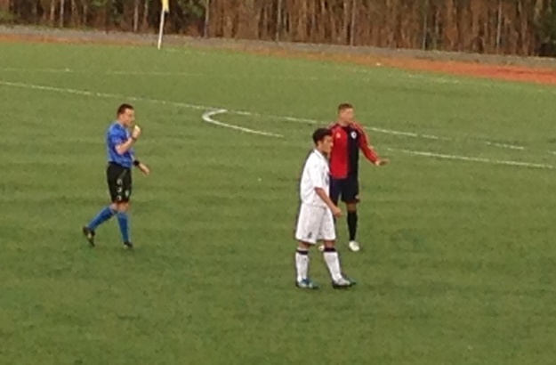 Uno scatto dal match