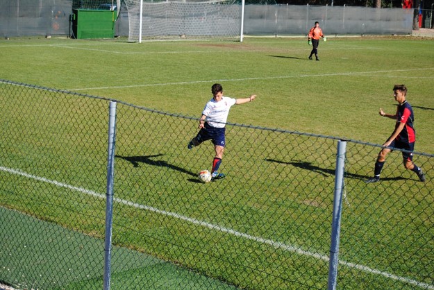 Uno scatto del match contro l'Aranova ©fiumicinocalcio1926