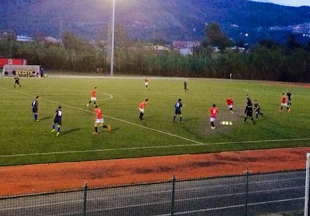 Uno scatto dal match