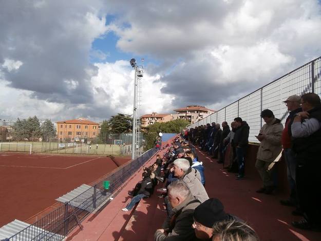 Nutrito il pubblico che ha assistito alla vittoria del Pianoscarano