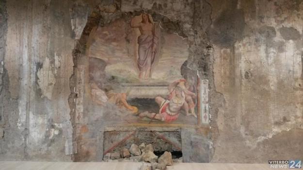 Un'immagine del luogo del ritrovamento © ViterboNews24