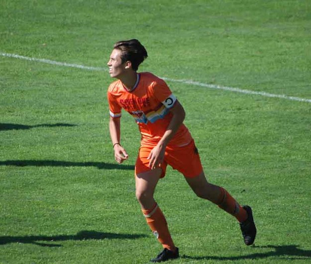 Sicari, capitano della Lupa Roma e autore di una doppietta foto©GazzettaRegionale
