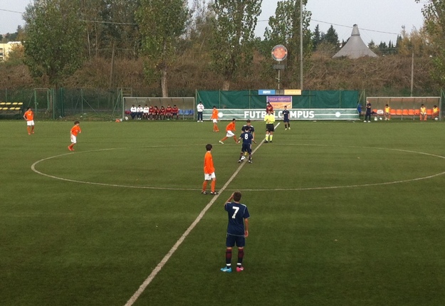 Tutto pronto per l'inizio della partita