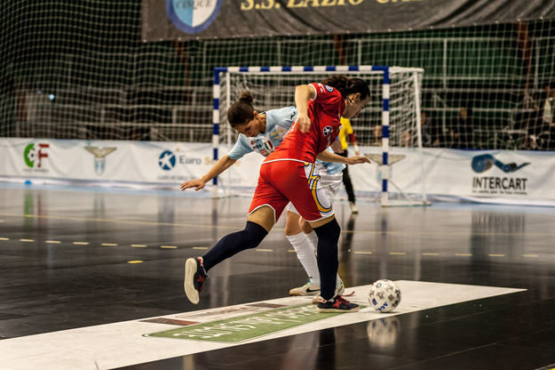 Un momento del match (Foto © Rufini)