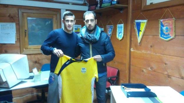 Andrea Forti con il ds Alessandri
