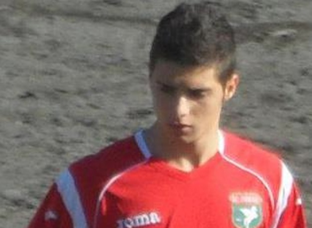 Mattia Scippa con la maglia del Fidene
