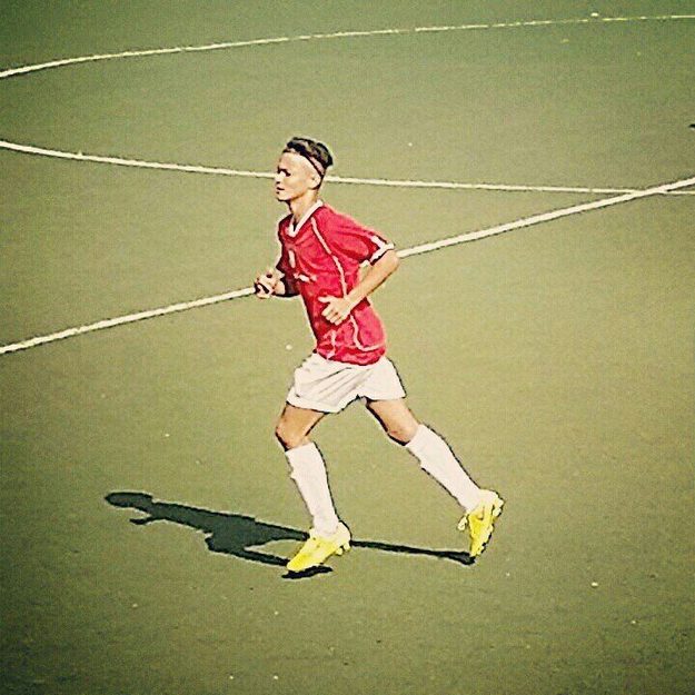 Gianmarco Romani, autore dell'1-0