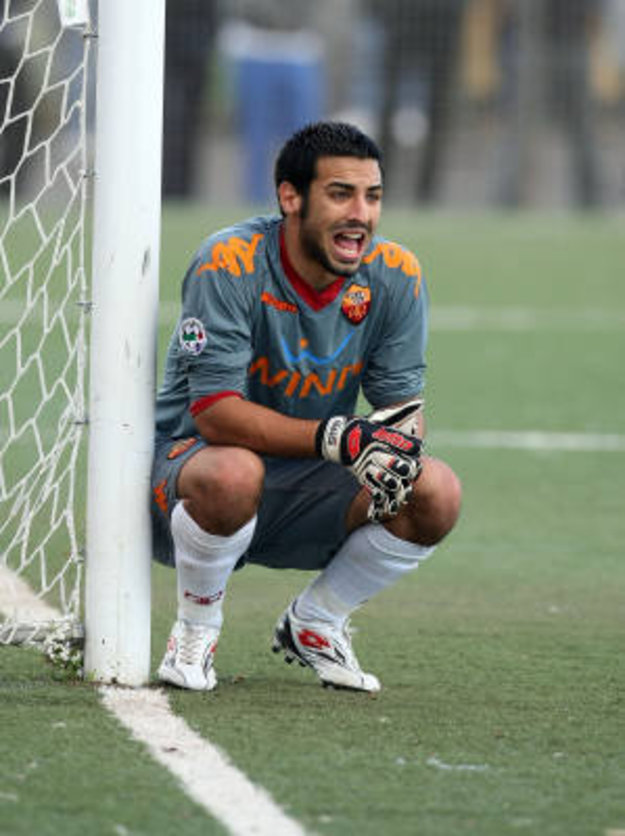 Valerio Frasca, in maglia giallorossa
