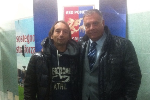 Stefano Iannotti con il dg Peri