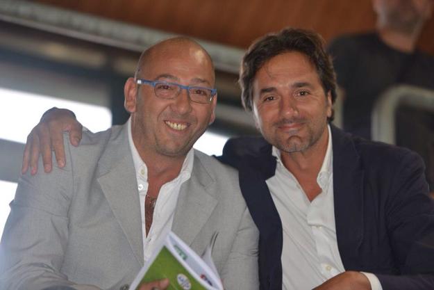 Il presidente Zaina e il dg Mestichella (Foto © Facebook)