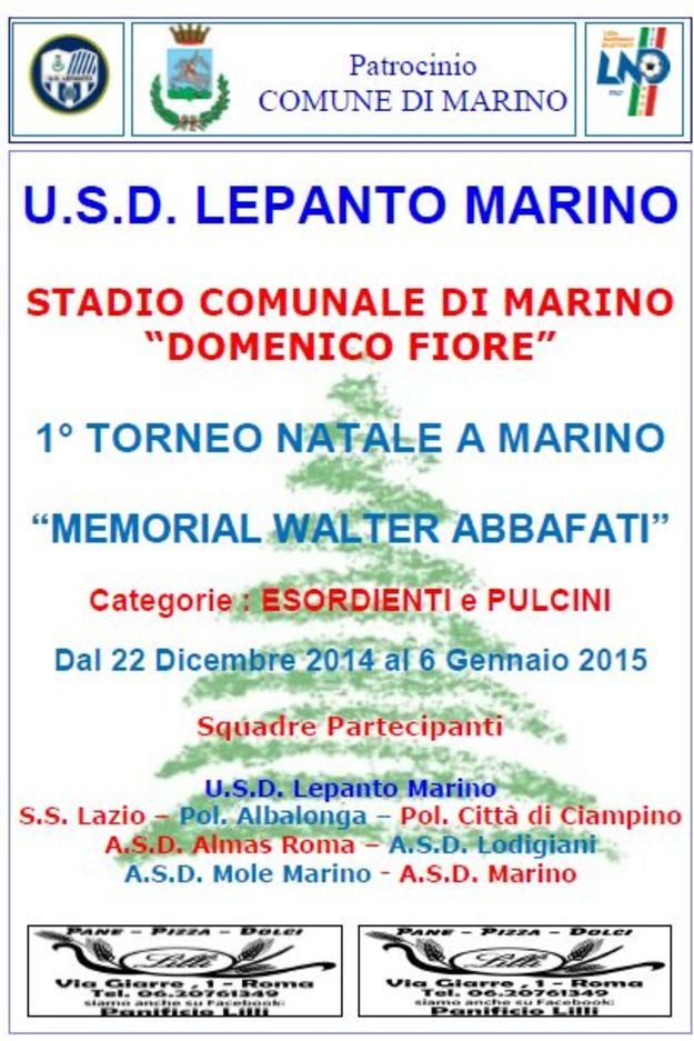 La locandina della manifestazione
