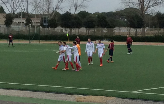 L'esultanza dello Sporting nel finale