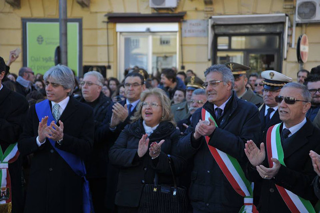 Il sindaco e le autorità di Sora (Foto © Luca Rea)