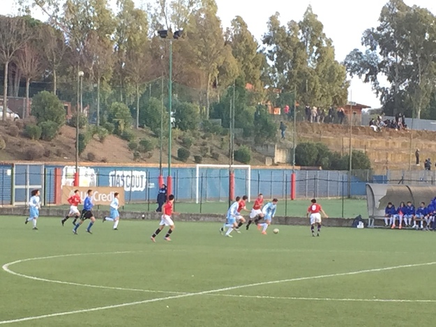 Un frangente del match