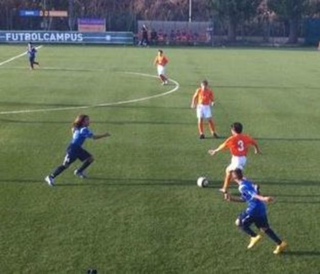 Impresa della Pol. Carso, qui impegnata al FutbolCampus