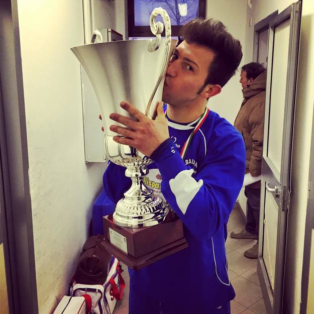 Gianmarco Scacchetti con la Coppa