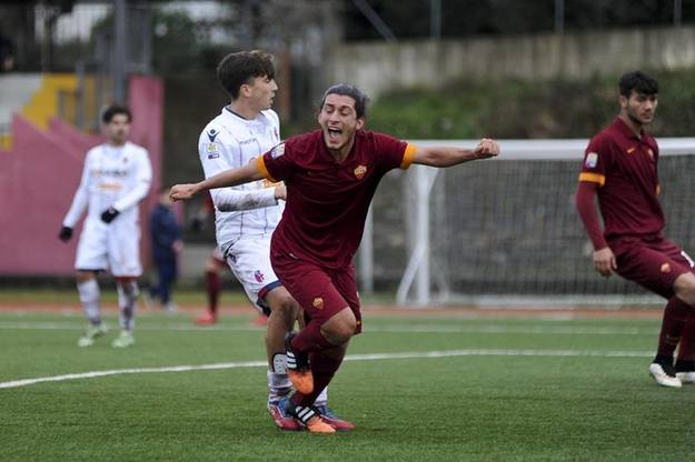 Sammartino, giovedì in rete contro il Bologna, oggi invece è stato espulso foto©asroma.it