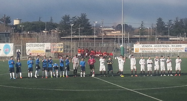 Una foto prima dell'avvio del match