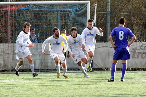 L'esultanza di Iemma (photosportroma.it)