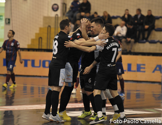 La gioia della Lazio (Foto © Cassella)