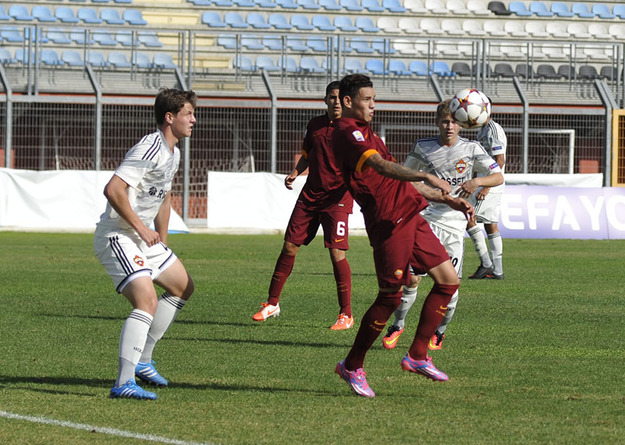 Antonio Sanabria in campo contro il CSKA Mosca foto©photosportiva.it