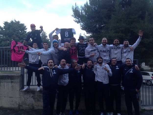 L'Olimpus festeggia la promozione in serie A2