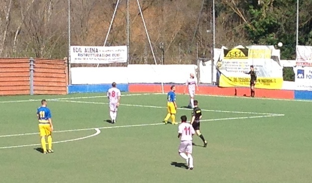 Uno scatto dal match, poi rinviato