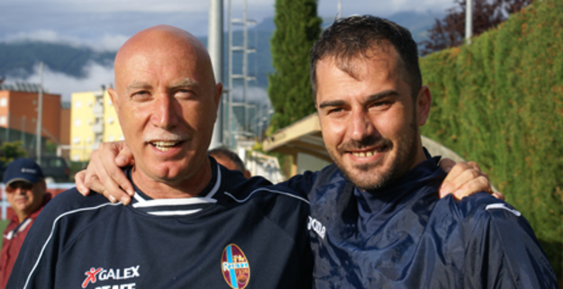 A sinistra Roberto Pompili foto © amarantoceleste.it