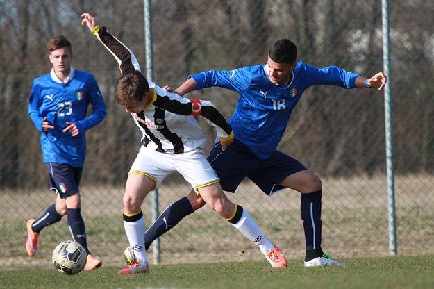 Un'immagine dell'amichevole disputata con l'Udinese Allievi Nazionali in settimana
