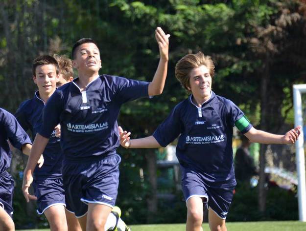 Esultanza TdQ (photosportiva.it)