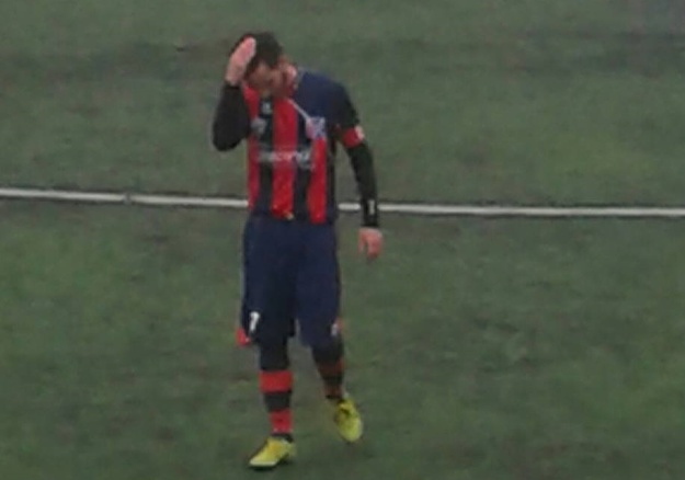 Petrucci del Villalba sbaglia un penalty sull'1-1