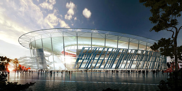 Il progetto del nuovo stadio della Roma